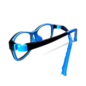 Prescription Blue Light Blocking Glasses - SafetyFlex Ocean Blue (All Ages)