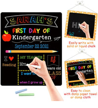 Load image into Gallery viewer, First Day of Kindergarten Chalkboard