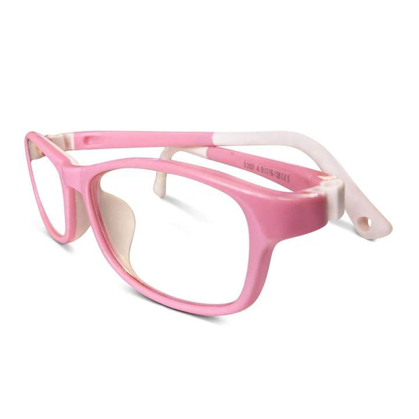 Prescription Blue Light Blocking Glasses - SafetyFlex Hot-Pinky (All Ages)